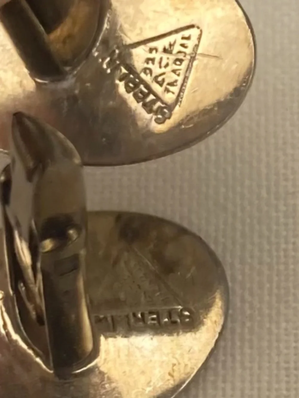 Vintage Mexican Sterling Silver Cufflinks – Aztec Style